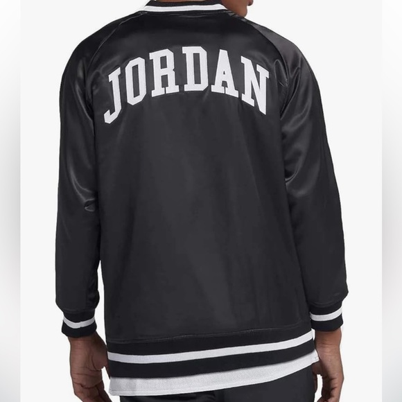 Jordan Air Jordan Sportswear He Got Game Satin Jacket 'Black” Size Large - Picture 3 of 9